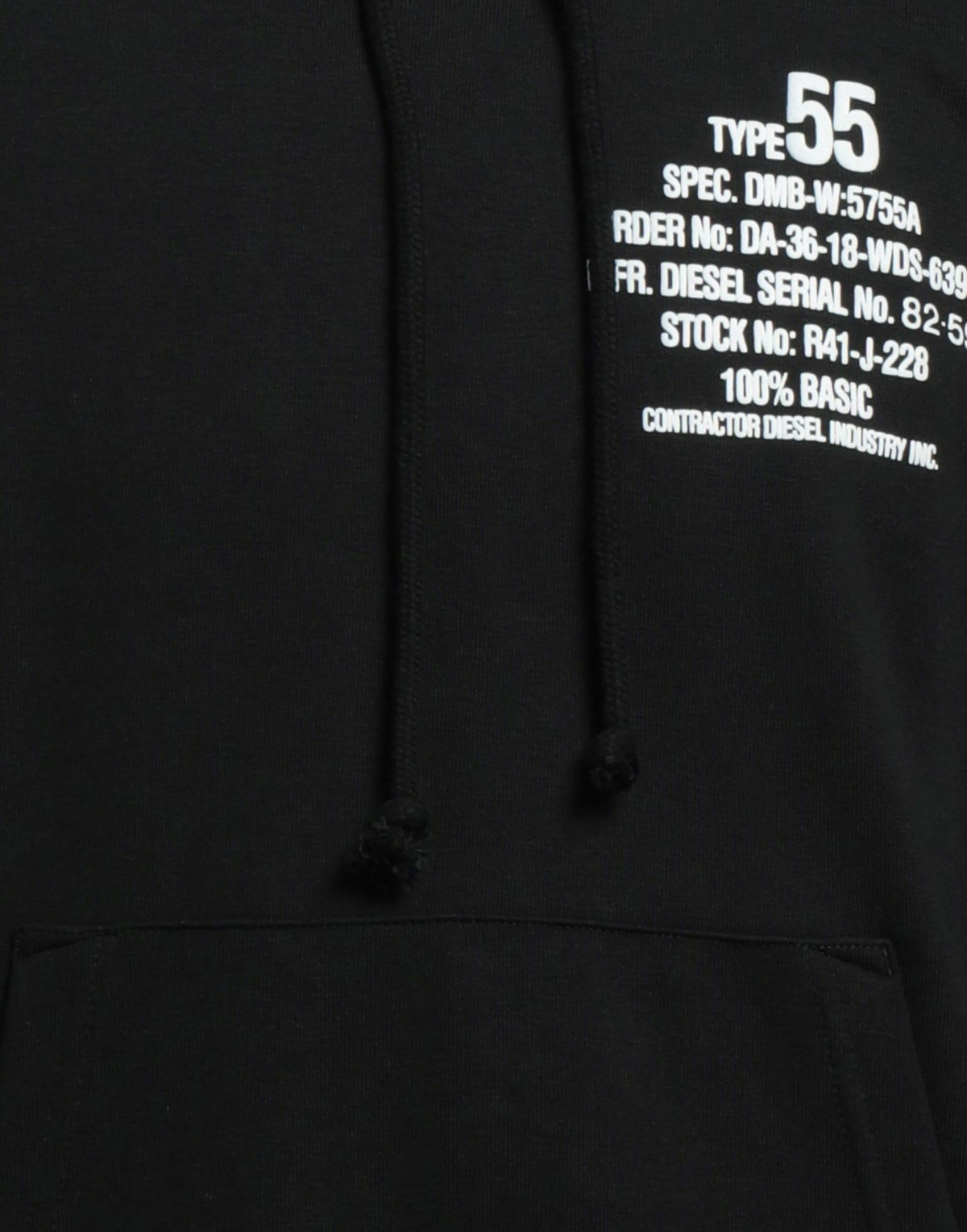 Diesel Mens Sweatshirt in Black