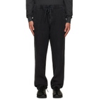 Citizens of Humanity Black Drawstring Deck Linen Trousers