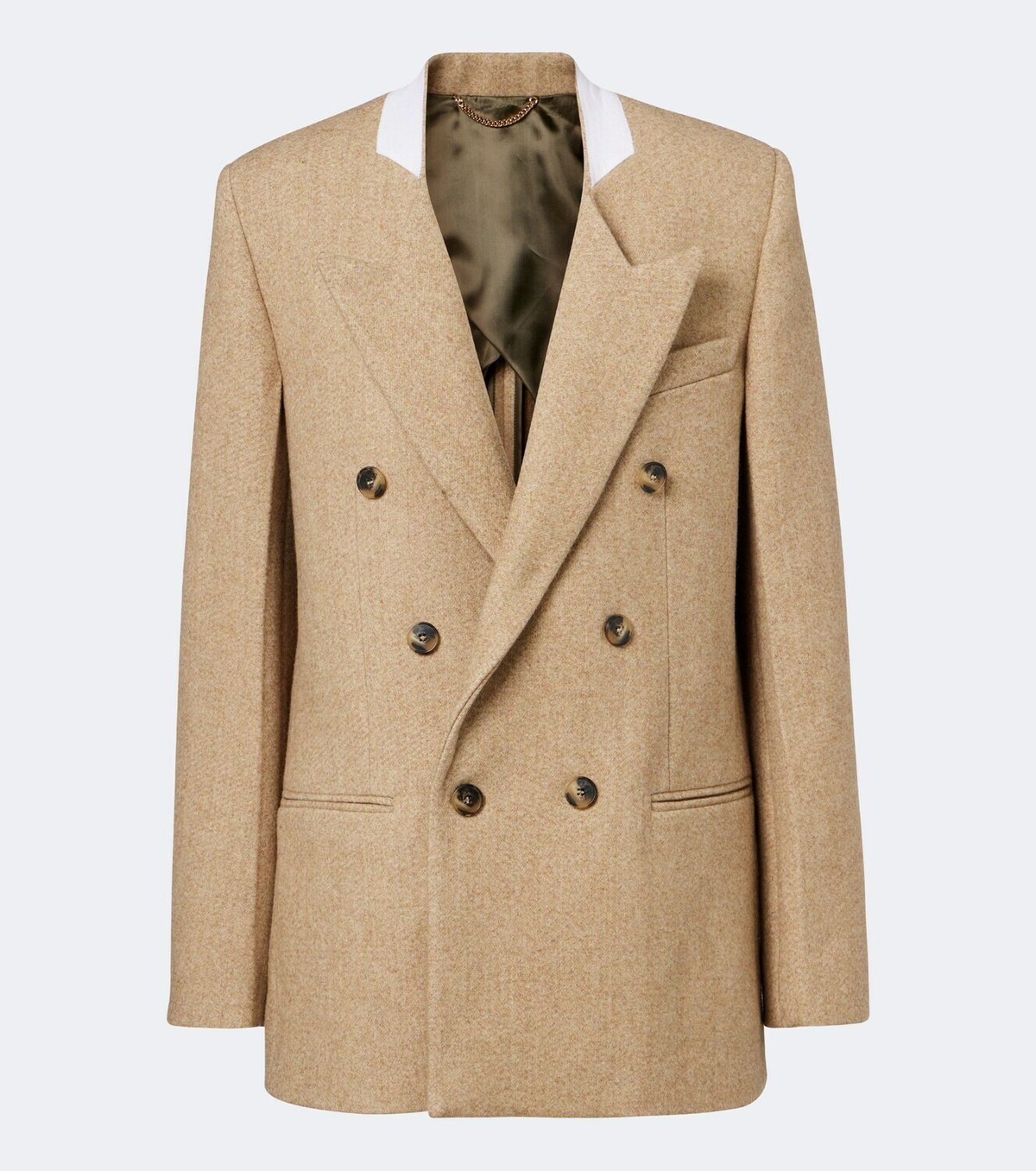 Victoria Beckham Double-breasted wool-blend blazer