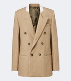 Victoria Beckham Double-breasted wool-blend blazer