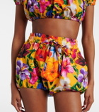 Dolce&Gabbana Floral cotton shorts