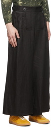 Maison Margiela Black Linen Trousers