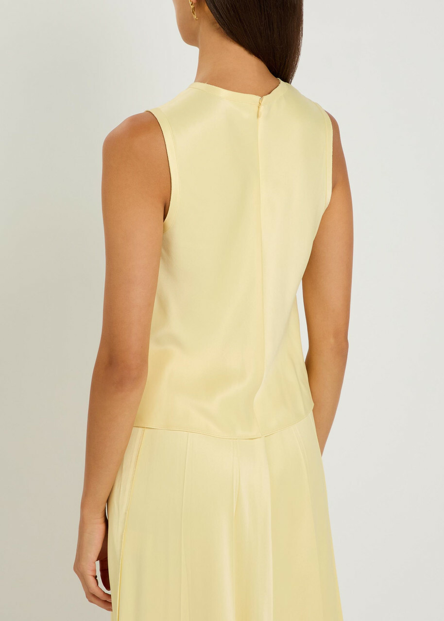 Vince Satin top Yellow