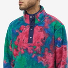 Polo Ralph Lauren Men's Tie Dye Fleece Quarter Zip in Tie Dye Multi