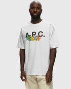 A.P.C. T Shirt Pokémon The Crew H White - Mens - Shortsleeves