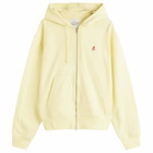 Gramicci Women's One Point Zip Hoodie in Lemon