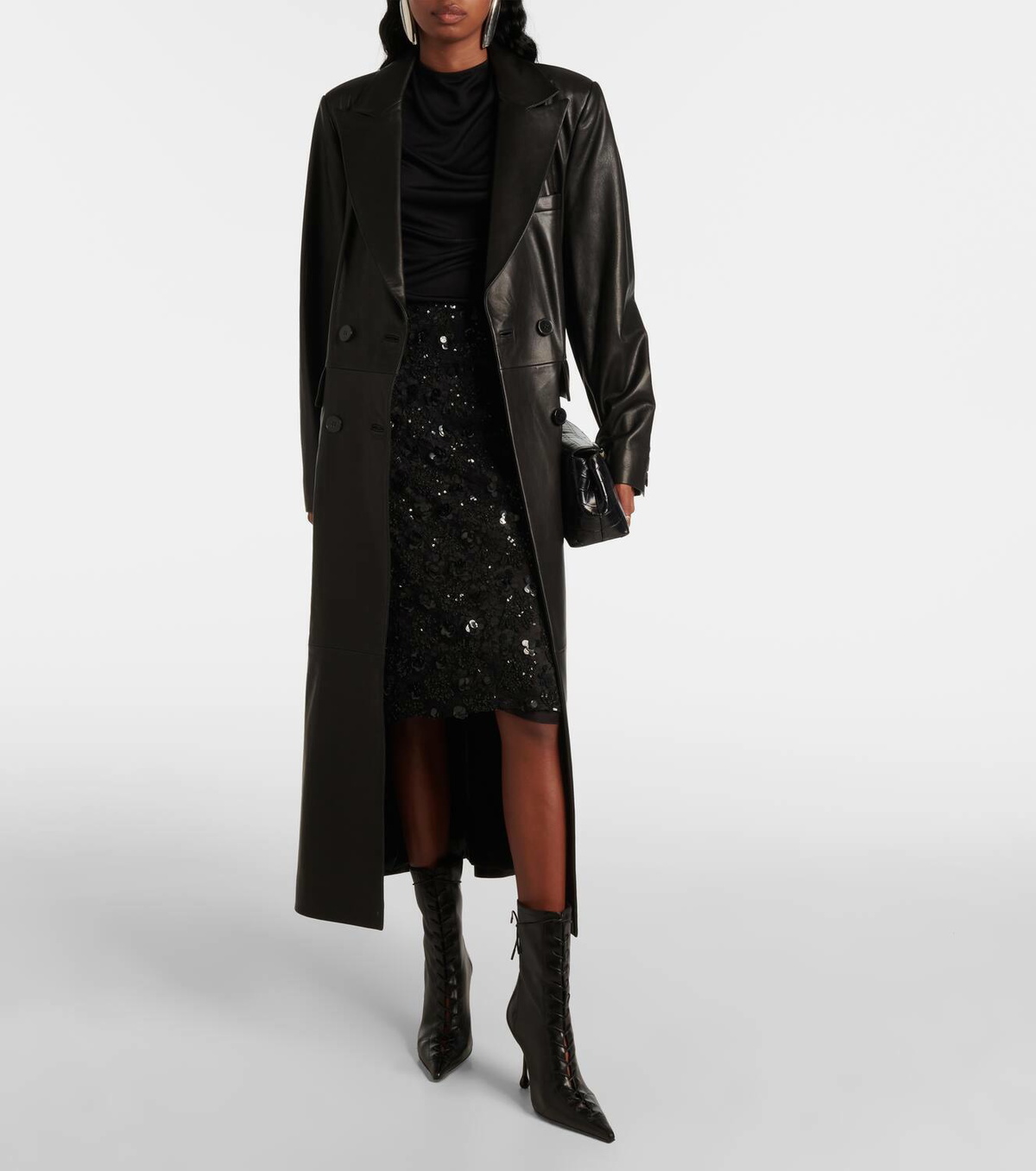 Jimmy Choo Scarlett 95 leather lace-up boots Jimmy Choo