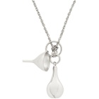 Lemaire Silver Small Perfume Bottle Necklace