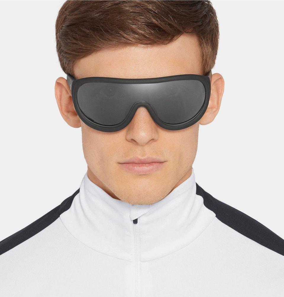 Moncler - Acetate Ski Sunglasses - Black Moncler