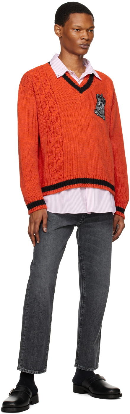 Thames MMXX. Orange Rathbone II Sweater