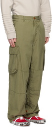 Undercoverism Green Button Tab Cargo Pants