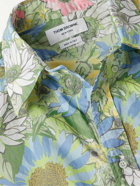 Thom Browne - Button-Down Collar Floral-Print Cotton-Voile Shirt - Green