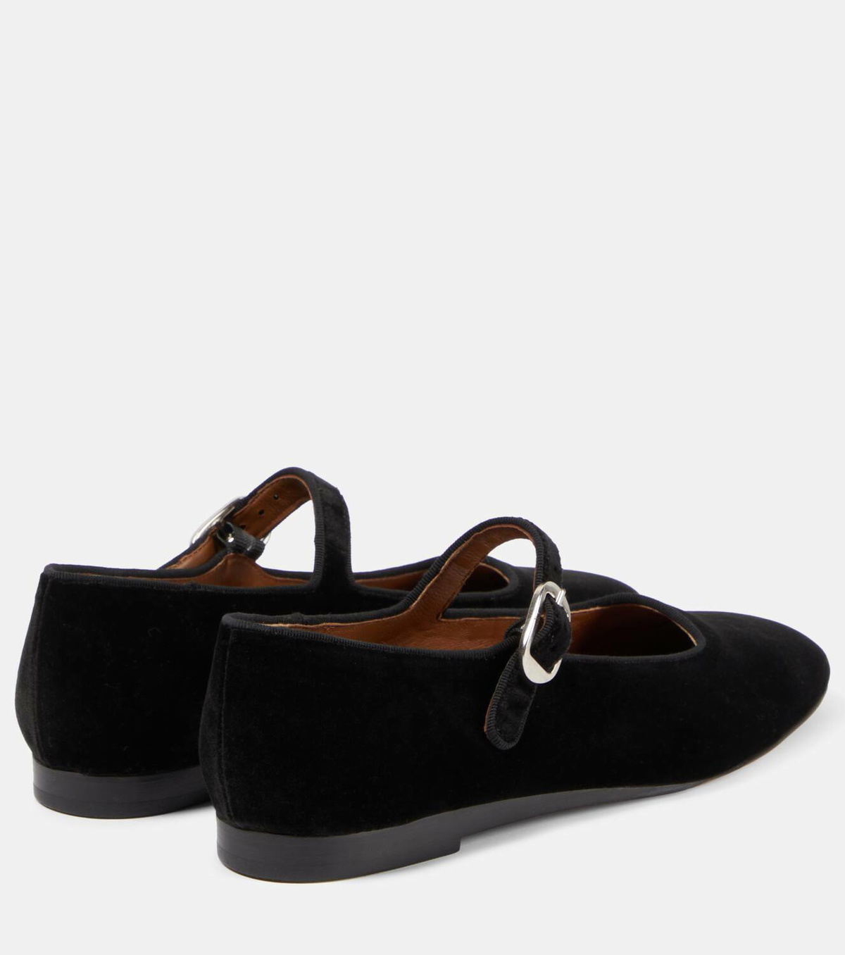 Le Monde Béryl Velvet Mary Jane ballet flats Le Monde Beryl