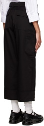 Simone Rocha Black Wide Leg Trousers