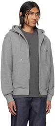 Maison Kitsuné Gray Bold Fox Head Hoodie