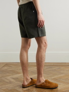 NN07 - Gregor 1454 Straight-Leg Linen Drawstring Shorts - Green
