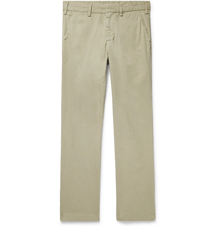Photo: Save Khaki United - Slim-Fit Garment-Dyed Cotton-Twill Trousers - Neutrals