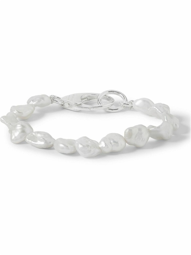 Photo: Hatton Labs - Gnocchi Sterling Silver and Pearl Bracelet - White