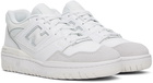 New Balance White 550 Sneakers