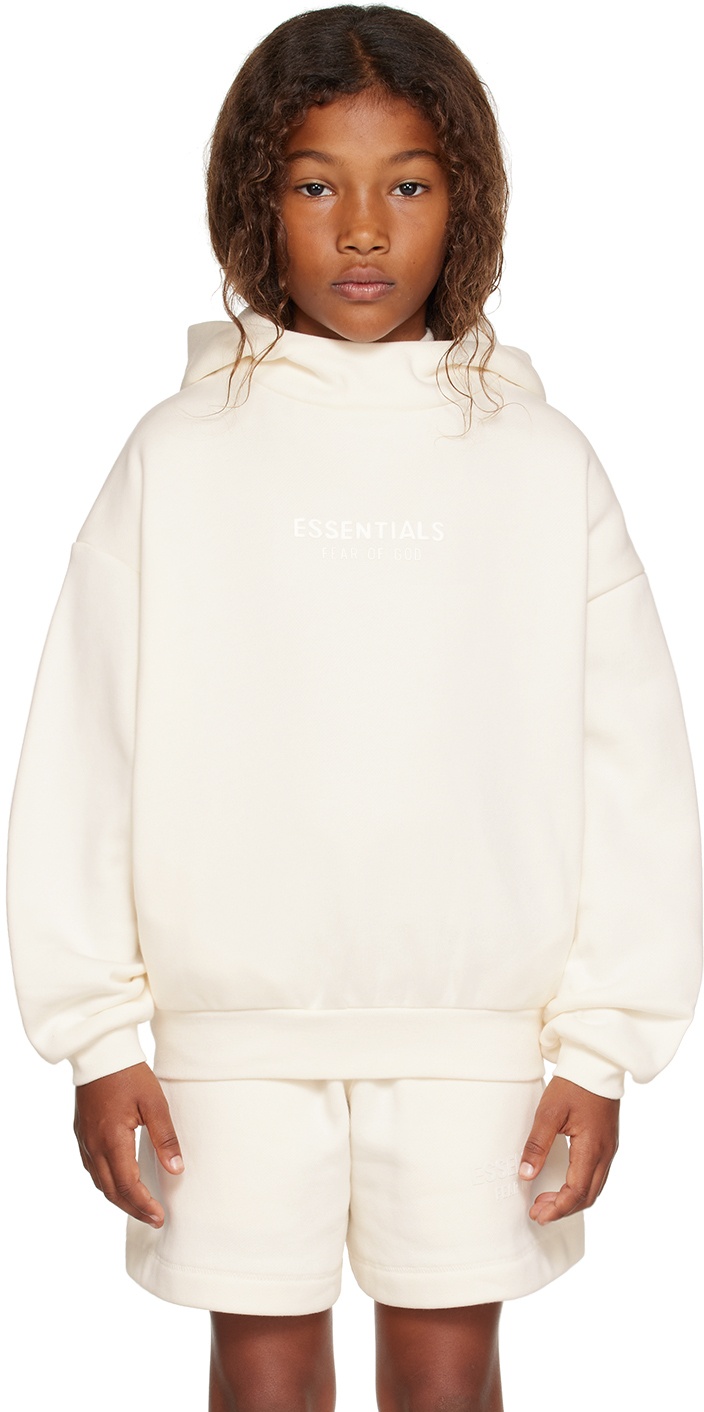 Fear of God ESSENTIALS Kids Off-White Bonded Hoodie Fear Of God Essentials