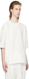 Solid Homme Off-White Drawstring T-Shirt