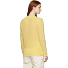 Tibi Yellow Crispy Cotton Crewneck Sweater