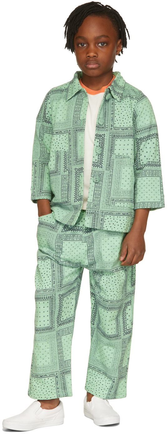 Misha & Puff Kids Green Bandana Playhouse Jacket