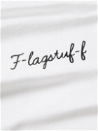 Flagstuff - Kakusen Printed Cotton-Jersey T-Shirt - White