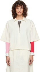 The North Face Off-White TNF Red Box Nylon Short-Sleeve Shirt