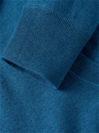 Loro Piana - Portland Cashmere and Silk-Blend Zip-Up Hoodie - Blue