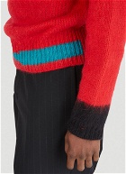 Vintage Knit Sweater in Red