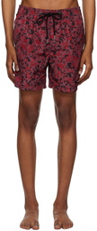 Ksubi Red Digi Swim Shorts