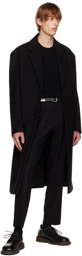 Solid Homme Black Minimal Coat