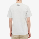 Men's AAPE Green Camo Starbuck T-Shirt in White Marl