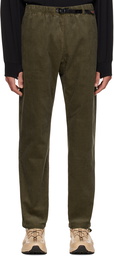 Gramicci Khaki Grid Jam Trousers