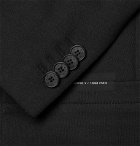 Givenchy - Black Logo-Print Tech-Jersey Blazer - Black
