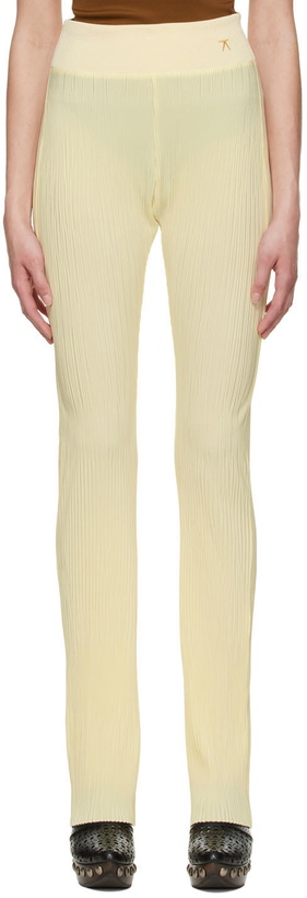 Photo: Atlein Yellow Polyester Trousers