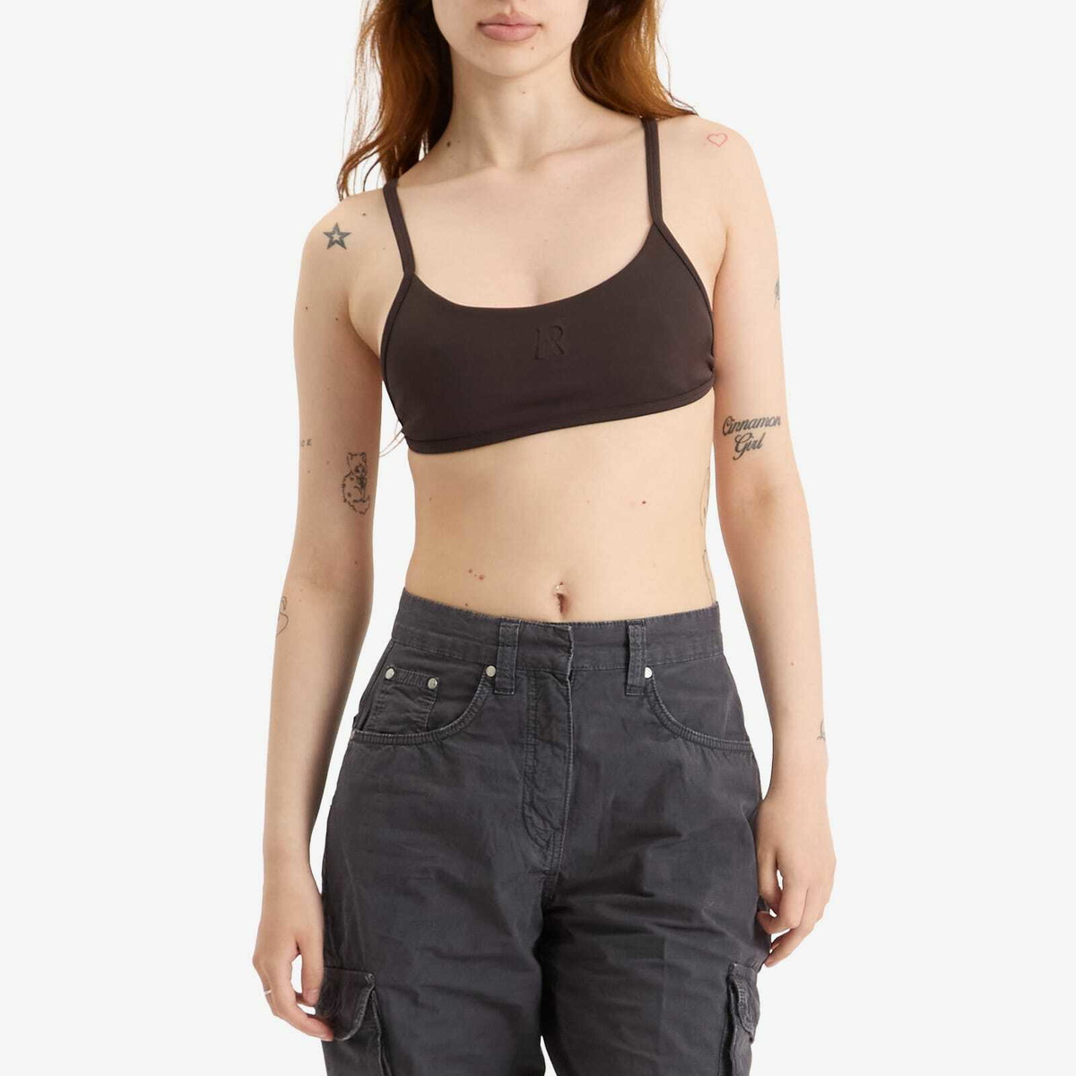 Represent Women's Control Bralette in Chocolate