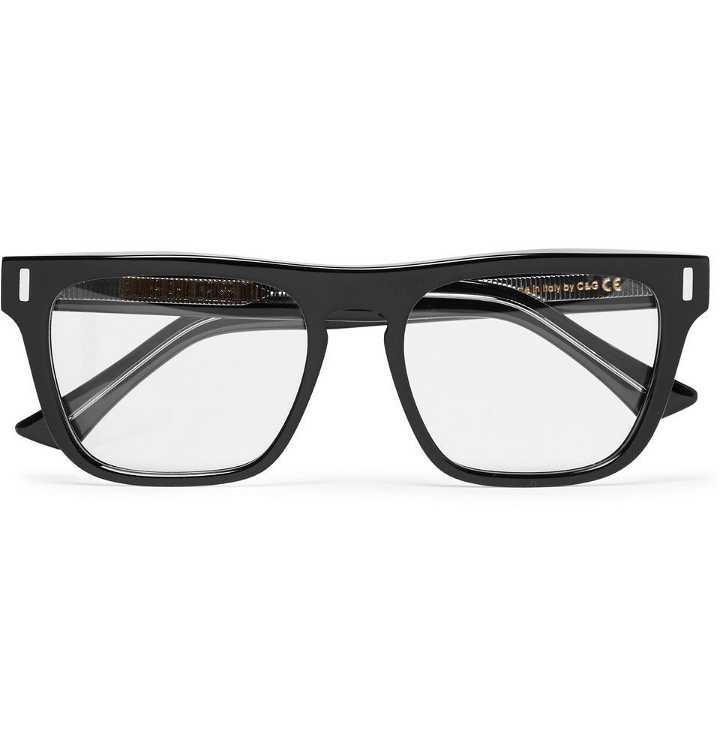Photo: Cutler and Gross - Square-Frame Acetate Optical Glasses - Men - Black