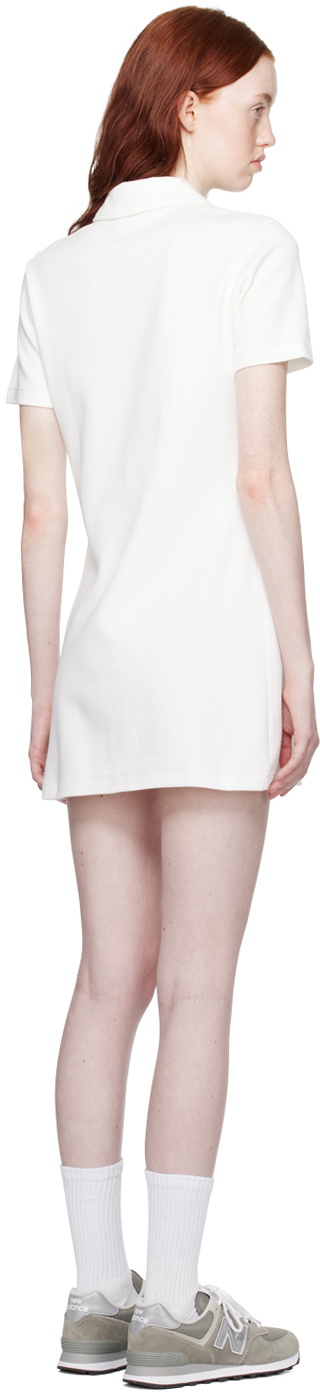Lacoste White Button Closure Dress