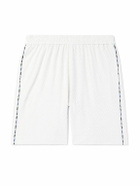 Missoni - Straight-Leg Cotton-Blend Terry Jacquard Shorts - White