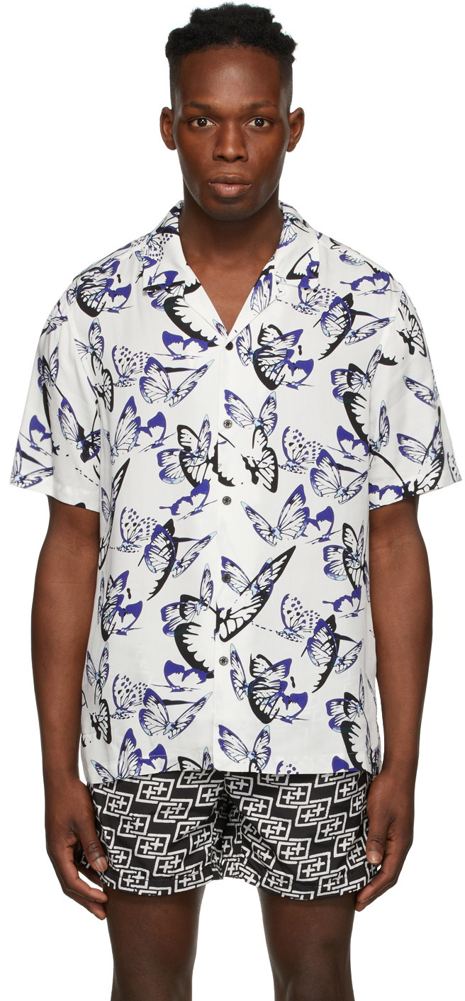 Ksubi White Ultrafly Resort Short Sleeve Shirt Ksubi