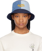 Maison Kitsuné Blue Denim Bucket Hat