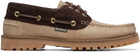 Barbour Beige & Brown Re-Engineered Deck Boat Shoes