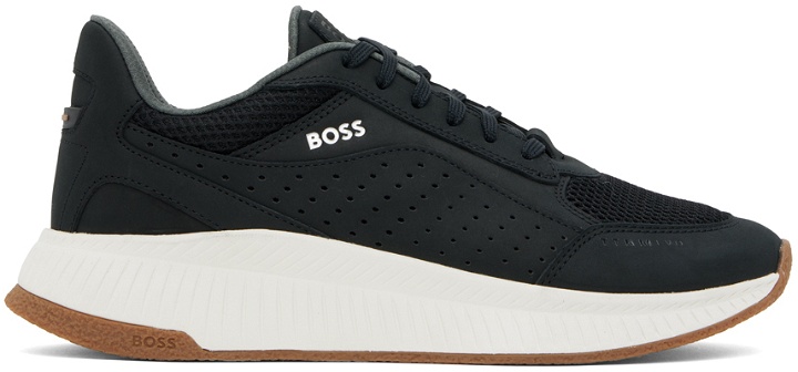 Photo: BOSS Black Lace-Up Sneakers