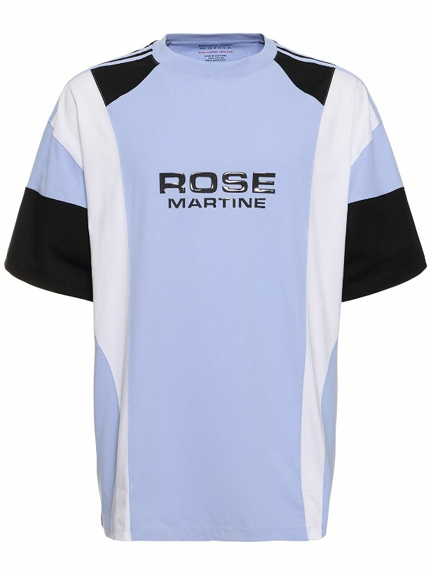 Photo: MARTINE ROSE - Logo Cotton Football Top