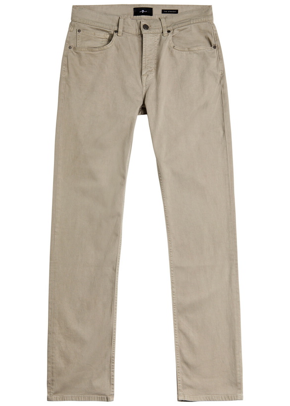 Photo: 7 For All Mankind The Straight Jeans Beige
