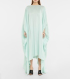 Alaïa Silk georgette kaftan maxi dress