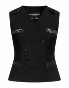 Dolce & gabbana Womens Tailored Vest in Black