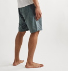 Oliver Spencer Loungewear - Townsend Striped Organic Cotton Pyjama Shorts - Green